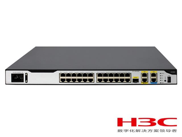 H3C MSR3600-28路由器(3GE+1SFP WAN+24GE LAN 全部支持切换成WAN口)千兆综合业务网关
