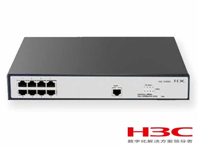 H3C SMB-S1808G交换机 S1808G以太网交换机主机(8GE,交流供电)
