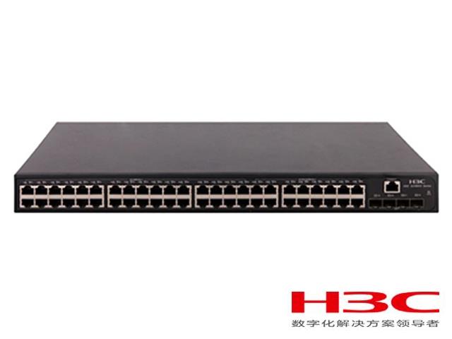 H3C S3100V3-52TP-EI交换机 LS-3100V3-52TP-EI-H1(L2以太网交换机,支持32个10/100Base-TX以太网端口，16个10/100/1000Base-T以太网端口， 4个1000Base-X SFP端口)