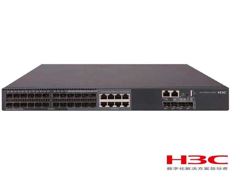 H3C S5500V2-30F-EI交换机 LS-5500V2-30F-EI(24个SFP千兆端口，8个10/100/1000TX以太网端口(Combo)，4个1/10G BASE-X SFP PLUS万兆端口，1个扩展槽位)