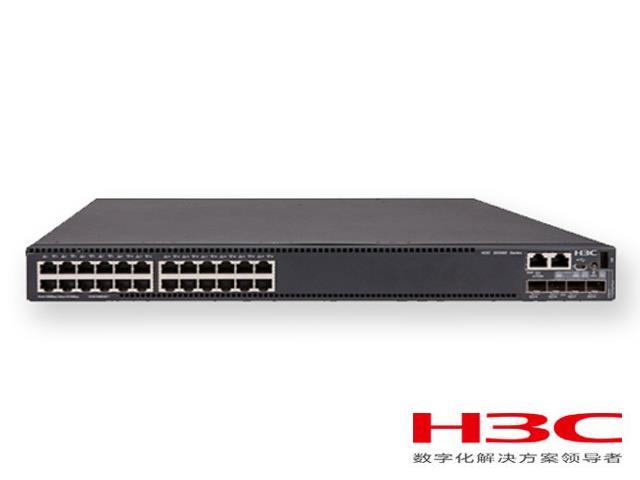 H3C S5560-30C-EI交换机 LS-5560-30C-EI(L3以太网交换机主机,支持24个10/100/1000BASE-T端口,支持4个10G/1G BASE-X SFP+端口,支持1个Slot)