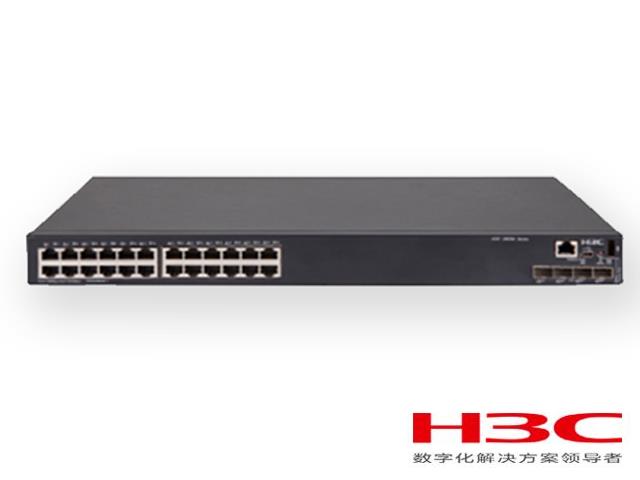 H3C S5560-30S-EI交换机 LS-5560-30S-EI(L3以太网交换机主机,支持24个10/100/1000BASE-T端口,支持4个10G/1G BASE-X SFP+端口,支持2个40G QSFP+端口)