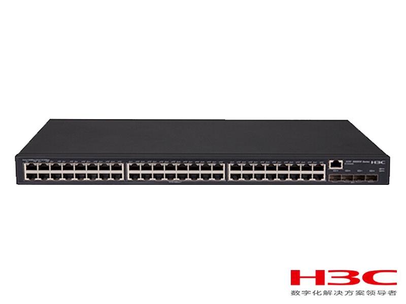 H3C S5560S-52P-SI交换机 LS-5560S-52P-SI(48个10/100/1000TX以太网端口,4个千兆SFP口)