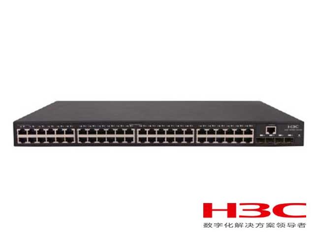 H3C S5560S-52S-EI交换机 LS-5560S-52S-EI以太网交换机主机,支持48个10/100/1000BASE-T电口,支持4个1G/10G BASE-X SFP+端口