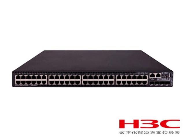 H3C S5560X-54C-EI交换机 LS-5560X-54C-EI(L3以太网交换机,支持48个10/100/1000BASE-T端口,支持4个10G/1G BASE-X SFP+端口,支持1个Slot)