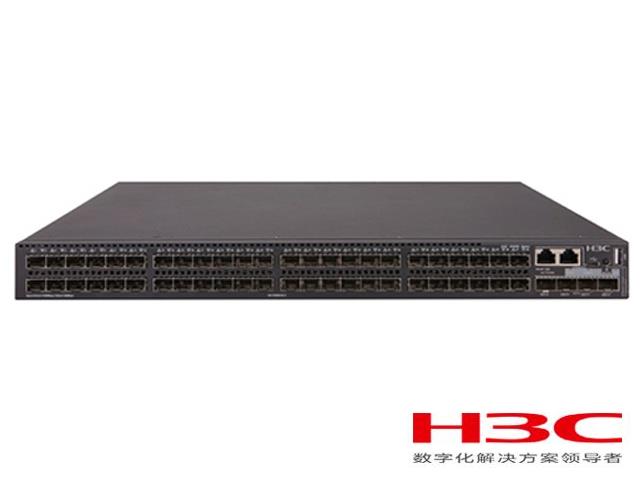 H3C S5560X-54F-EI交换机 LS-5560X-54F-EI(L3以太网交换机主机,支持48*100/1000 Base-X SFP端口,支持4*10G Base-X SFP+端口,支持1个Slot)