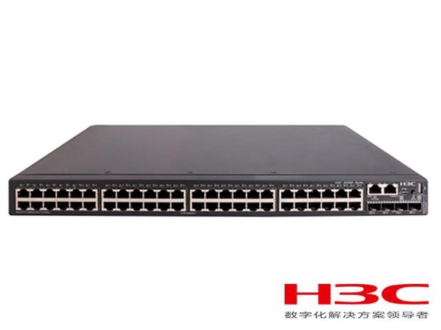 H3C S5560X-54S-EI交换机 LS-5560X-54S-EI(L3以太网交换机主机,支持48个10/100/1000BASE-T端口,支持4个10G/1G BASE-X SFP+端口,支持2个40G QSFP+端口,(AC/DC))