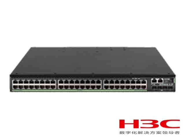华三LS-5590-48T4XC-EI交换机 (H3C S5590-48T4XC-EI L3以太网交换机主机,支持48个10/100/1000Base-T端口,4个1G/10GBase-X SFP Plus端口,支持1个Slot)