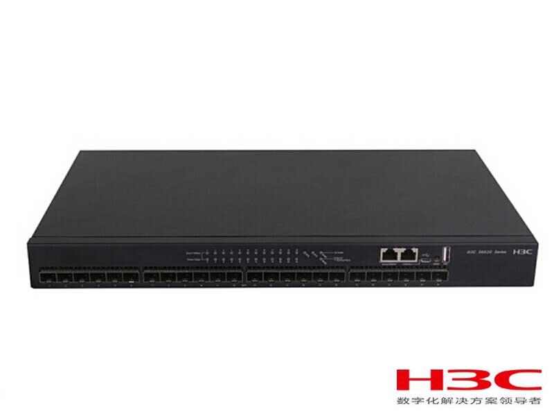 H3C S6520-24S-SI交换机 LS-6520-24S-SI(L3以太网交换机主机,支持24个1G/10G BASE-X SFP Plus端口,(AC/DC))