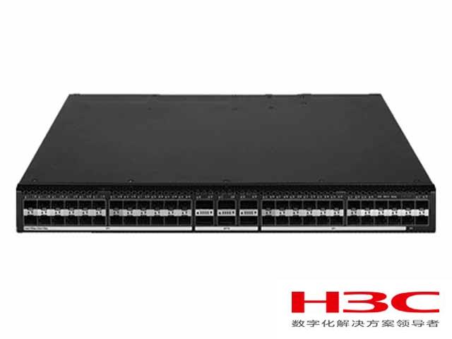 华三LS-6520X-54HF-EI交换机 S6520X-54HF-EI L3以太网交换机主机,支持48个SFP Plus端口,6个QSFP28端口 万兆交换机