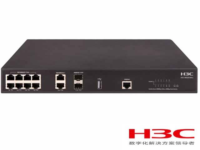H3C EWP-WX3010H-L-PWR	无线控制器 WX3010H-L-PWR 12端口千兆(8 PoE Plus+2 SFP+2 GE-T) 无线AC