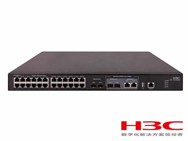H3C EWP-WX3024H无线控制器 WX3024H 28端口千兆(24 PoE Plus+2 SFP Plus+2 SFP Combo) 无线AC